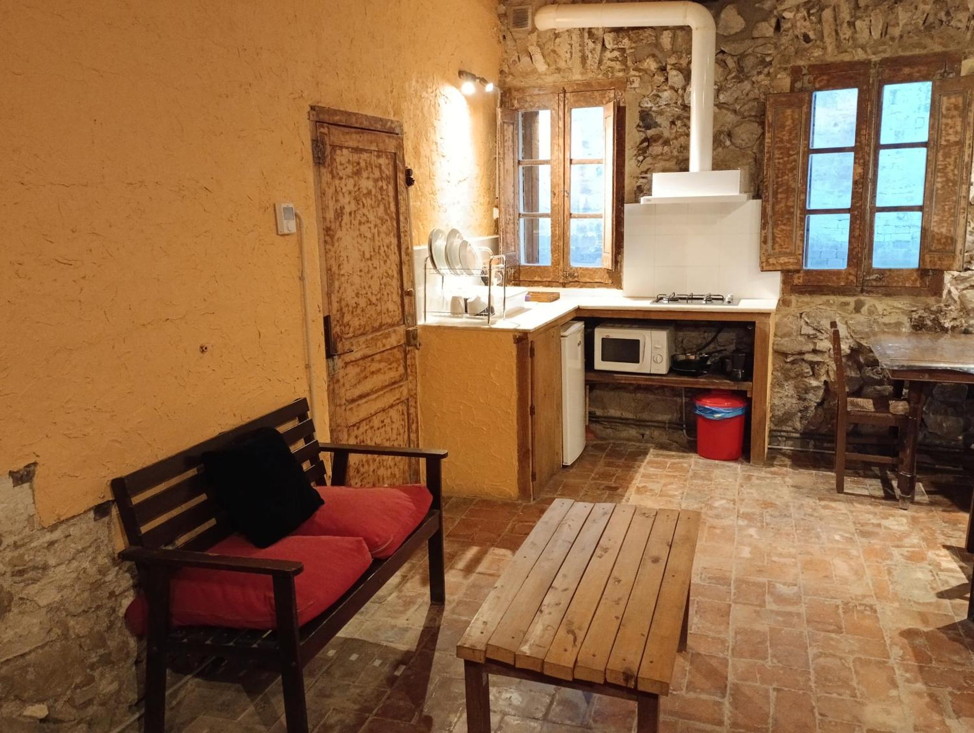 Apartament Ca La Iaia Veva Sant Joan les Fonts Zewnętrze zdjęcie